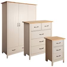 Westwick Putty Grey Oak Effect Triple Wardrobe 3 Piece Bedroom Furniture Set Departments Diy At B Furniture Grey Bedroom Furniture Bedroom Furniture Sets