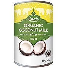 Cha S Organics Organic Light Coconut Milk Multipack Natural Gluten Free Coconut Milk Cans Organic Coconut Milk Light Coconut Milk Unsweetened Coconut Milk