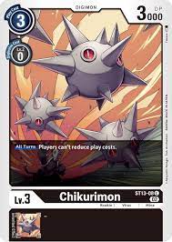 Chikurimon - Starter Deck 13: Ragnaloardmon - Digimon Card Game