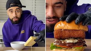 TikTok chef shows how to make an oozing mozzarella burger patty
