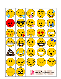 Maybe you would like to learn more about one of these? Free Printable Emoji Bingo Game For Kids And Adults