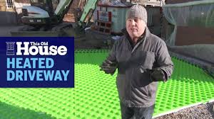 Heated driveway contractor, experienced installers of top rated snow melt systems for driveways, walks and more. Installing A Heated Driveway This Old House Youtube