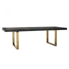 72,8 cm maßangabe ohne ausziehbaren teile privatverkauf: Esstisch Gold Schwarz Ausziehbarer Tisch Schwarz Tisch Gold Breite 195 265 Cm
