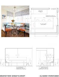 Check out what custom upholstery i landed on and why. Breakfast Nook Sketch With Dimensions Breakfast Nook Bench Built In Breakfast Nook Interior Design