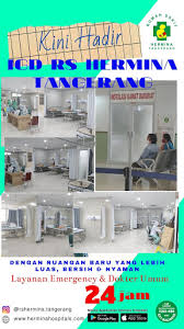 Mulai beroperasi pada tahun 2008, rumah sakit ini telah menerima quality standard achievement pada saat ini, rumah sakit kami ditemukan di 34 lokasi di jawa, sumatera, kalimantan, dan sulawesi. Rs Hermina Tangerang Karir