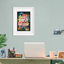 Lasa ti download, mp3, album, video, versuri, lyrcis, song, audio. Tablou Cu Mesaj Deosebit Cu Rama Lasa Ti Inima Sa Cante 42x32 Cm Emag Ro