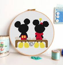 This extremely helpful video explains precisely how it's done, and will help you get. Disney Cross Stitch Pattern Little Mickey Mouse And Mini Mr Disney Cross Stitch Patterns Disney Cross Stitch Cross Stitch Patterns