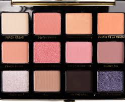 Too Faced White Peach Peaches And Cream Eyeshadow Palette Review Swatches