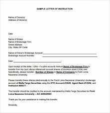 Instruction Letter Format Cover Letter For Letter Of Instruction Template 10 Professional Templa In 2020 Lettering Printable Letter Templates Business Letter Sample