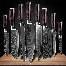 Yamato High Carbon Stainless Japanese Knife Set Knife Set Kitchen Japanese Kitchen Knives Chef Knife