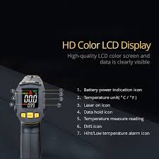 Товаров 0 (0.00 руб.) ваша корзина пуста! Smart Sensor Infrared Thermometer 50 To 490 High Precision Industrial Thermometer Oil Water Temperature Thermoscope St490