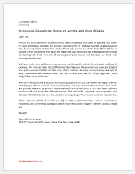 One of the biggest mistakes that job applicants make is not sending a job cover letter to go along with their resume. Cleaning Service Business Introduction Letter Word Excel Templates