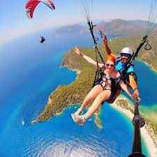Oludeniz Paragliding In Fethiye From Babadag Mountain Turkey Paragliding Beach Trip Adventure Travel