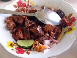Sate Campur Daging Dan Hati Di Sate Kambing 29 Semarang Resep Daging Kambing Daging Kambing