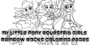 What a lovely set of coloring pictures for girls, don't you think? Coloring Pages Of My Little Pony Equestria Girls Rainbow Rocks Woo Jr Kids Activities