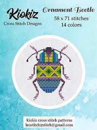 Maybe you would like to learn more about one of these? Beetle With Ornament Cross Stitch Pattern