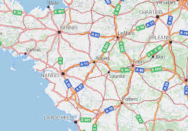 Une vignette autocollante sera utilisée pour actualiser les années ultérieures. Carte Michelin Maine Et Loire Plan Maine Et Loire Viamichelin