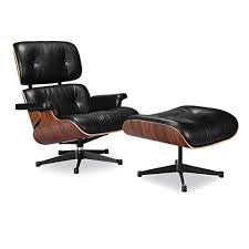 Mid century modern chair with ottoman. Soho Modern Style Premium Reproduction Lounge Chair Mid Century Modern Chair And Ottoman 3 Leather Options 2 Veneer Options Italian Leather Buy Online In Antigua And Barbuda At Antigua Desertcart Com Productid 123826608