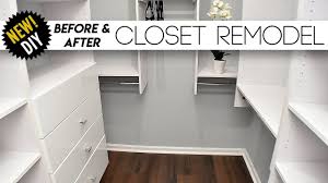 A pro can confirm that the. Closet Remodel Surprising The Parents With A New Closet Small Closet Ideas Youtube