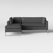 The fabric selected for the collection features polyester blends engineered for a long life. Howell 2pc Left Arm Patio Loveseat Corner Chaise Lounge Chair Gray Project 62 Target