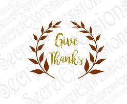 Give Thanks Svg Fall Svg Autumn Svg Fall Sign Svg Thanksgiving Svg Sign Digital Svg Etsy Store Banner Sign Stencils