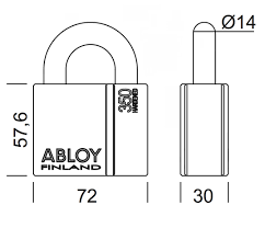 ABLOY PROTEC HANGSLOT PL350/25 | Producten | Mechanic International