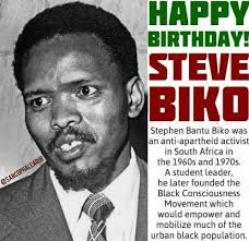 South African History Steve Biko, remember our martyrs and mentors in the  struggle against apartheid tyranny. Biko gave his life so that we could be  free. Sounds familiar? Mr Strike Thokoane, President