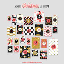 download elegant advent calendar in retro design for free アドベントカレンダー アドベントカレンダー クリスマス カレンダー 無料