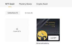How To Sell An Nft On Binance Nft Marketplace Binance Support