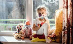 A clip art illustration featuring a group of kids standing and smiling as friends despite being ill with various conditions. 7 Face Mask Tips For Kids During Covid 19 Children S Health