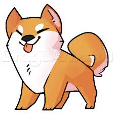 How To Draw A Shiba Inu Step By Step Animals For Kids For Kids Free Online Drawing Tutorial Added By Jolly Jan Dog Drawing Tutorial Chibi Dog Dog Drawing