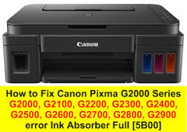 Reach us and get instant technical support to solve all you printer troubleshooting issues. How To Reset Canon Pixma G2000 Series Error Ink Absorber Full 5b00 Iandroid Eu