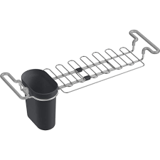 The single bowl sink itself offers a big size for oversize utensils like big pots and pans. Kohler Kitchen Sink Utility Rack The Home Depot Canada
