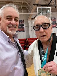 Grandmaster Dale Blackstone, first place forms at master Mark Myers  tournament ￼￼