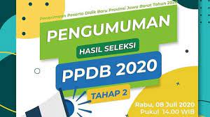 Dedi supandi selaku kepala dinas pendidikan jawa barat mengatakan, pendaftaran ppdb jabar 2021 dibuka sampai tanggal 11 juni 2021 untuk tahap pertama. Pengumuman Hasil Seleksi Ppdb Jabar 2020 Tahap 2 Dibuka Hari Ini Cek Di Ppdb Disdik Jabarprov Go Id Tribunstyle Com