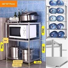 Silver size:width 84cm/33in , width 64cm/25in packing size: Brand New Grade 304 Stainless Steel Kitchen Rack Furniture Home Living Bathroom Kitchen Fixtures On Carousell