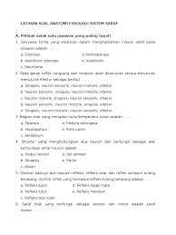 Maybe you would like to learn more about one of these? Latihan Soal Sistem Saraf