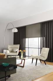 This is because they help in filtering the light. Boden Leather Chair Ottoman Modern Accent Lounge Chairs Modern Living Room Furniture Living Room Windows Living Room Blinds Curtains With Blinds