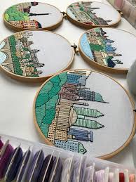 Architectural Hand Embroidery Patterns Hand Embroidery Patterns Embroidery Patterns Hand Embroidery