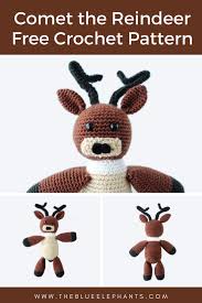 With over a thousand free knitted hat patterns, you'll be spoilt for choice. Comet The Reindeer Plushie Free Crochet Reindeer Pattern
