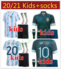 Donde river y boca disputan el gran clásico. Copa America 2020 2021 Nino Argentina Futbol Jersey Kits Calcetines 20 21 Messi Dybala Maradona Aguero Di Maria Higuain Camisetas De Futbol Por Zx1119 9 14 Es Dhgate Com
