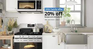 It takes no sweat to place your order at the items you want with less money. Ikea Get 20 Off Ranges And Microwaves Until March 28 Redefine Your Kitchen Experience Now And Start Cooking Like A Pro Http Bit Ly 30pkx1u Facebook