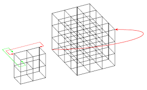 You can shift, rotate, color, decompose, and view in 2‑d or 3‑d. Tikz Realistic 3d Grid Tex Latex Stack Exchange