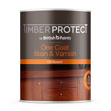 This wood stain is very easy to apply and each coat makes the colour stronger and the protection even greater. Timber Protect 250ml Oil Based Dark Brown One Coat Stain And Varnish Bunnings Australia