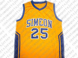 2019 Wholesale Ben Wilson 25 Simeon High School New Basketball Jersey Yellow Stitched Custom Any Number Name Men Women Youth Basketball Jerseys From