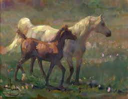 Valerie Hinz From Saskatchewan Canada Look At The Colour Animal Art Horse Drawings Horse Painting