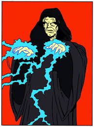 Palpatine's sith apprentice darth vader captures. Retro Star Wars