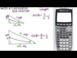 A tangent of an angle α is also equal to the ratio between its sine and cosine, so tanα = sinα / cosα. Trigonometric Ratios With A Calculator Lesson Geometry Concepts Youtube