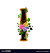 Floral Letters A