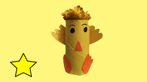 Cómo hacer un pollito con cartón (fácil y rápido) - YouTube